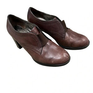 Easy Spirit Valeriat Women’s‎ 6.5 Brown Ankle Boot Heeled Preowned Good